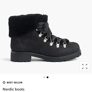 Wore 2 times J.Crew Nordic black boots size 7 🖤
